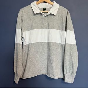 Wild Fable Unisex Long-Sleeve Rugby Shirt | Medium